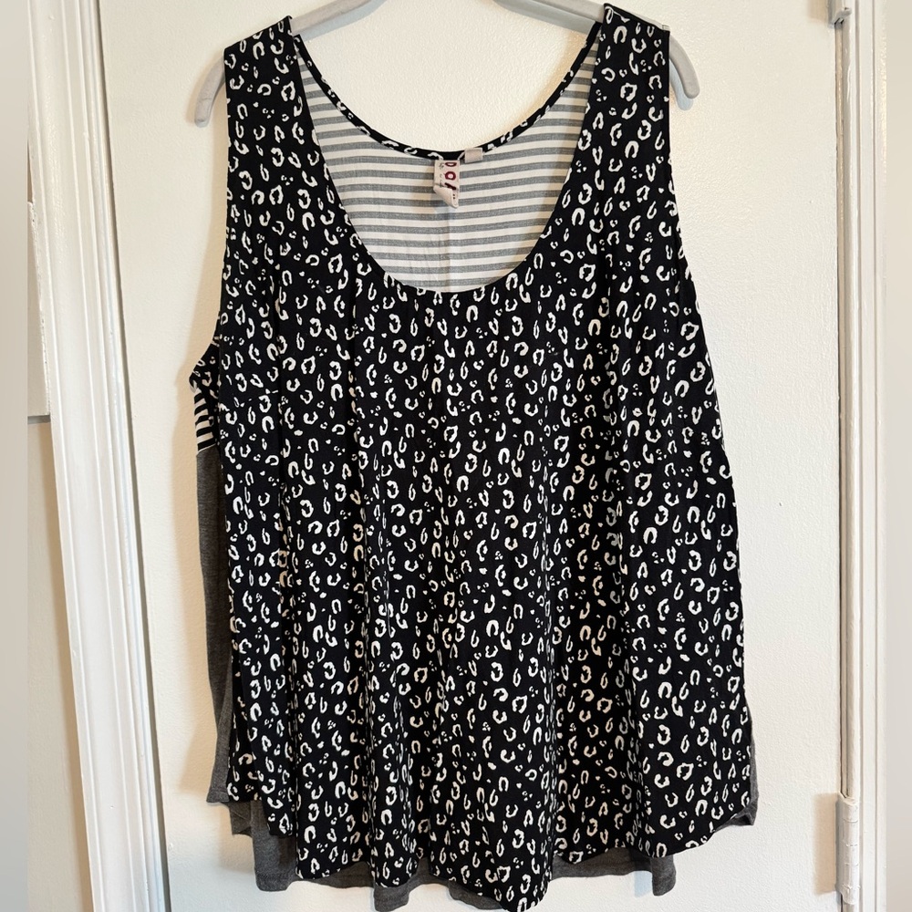 Anthropologie mixed media tank top
